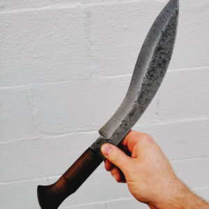 Stacked Leather Khukuri
